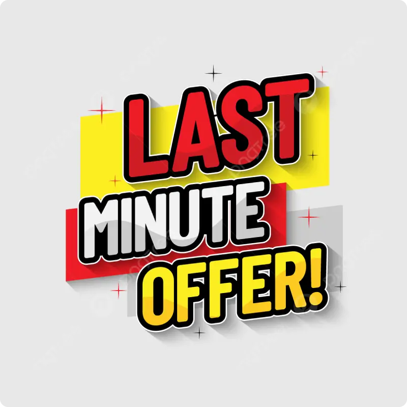 Last Minute Offers Option