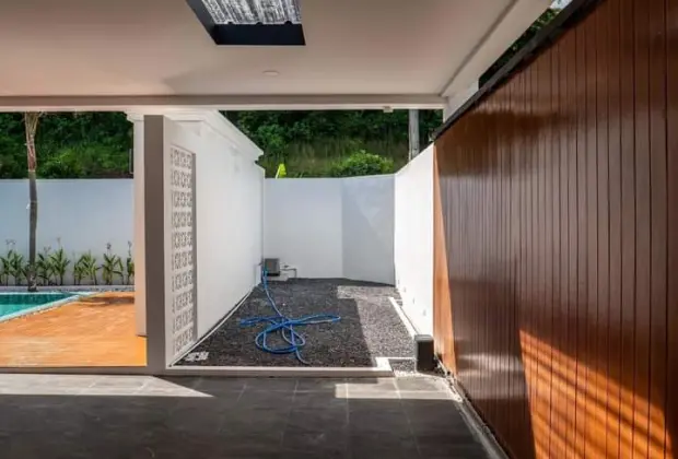 Access from the garage at Sarayah Phuket Villa