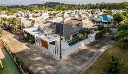 Drone view of Sarayah Phuket Villa