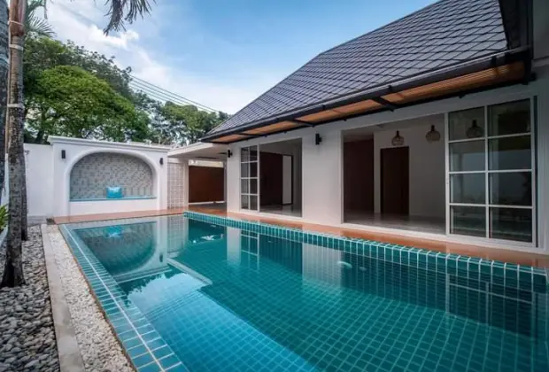 Modern Private Pool at Luxury Villa in Phuket