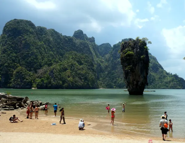 The iconic james bond island, Phuket, Thailand