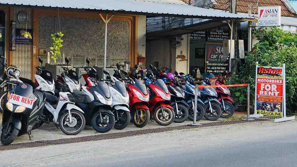 Renting Scooters and Motorbikes