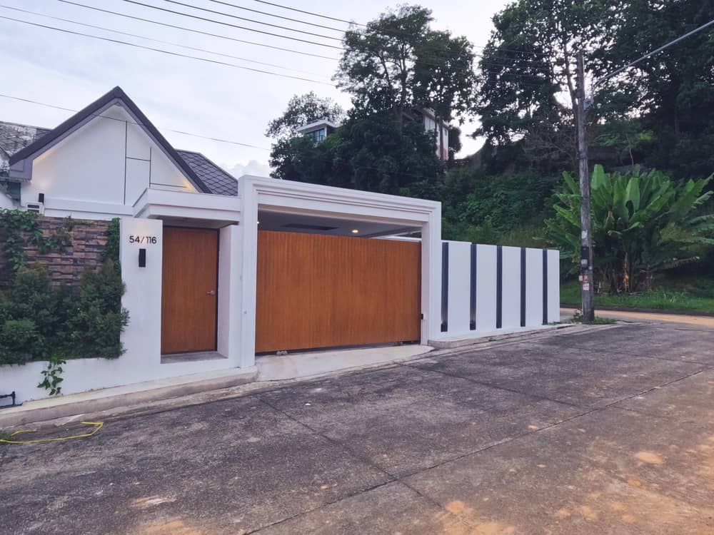 The gate at Sarayah Phuket Villa